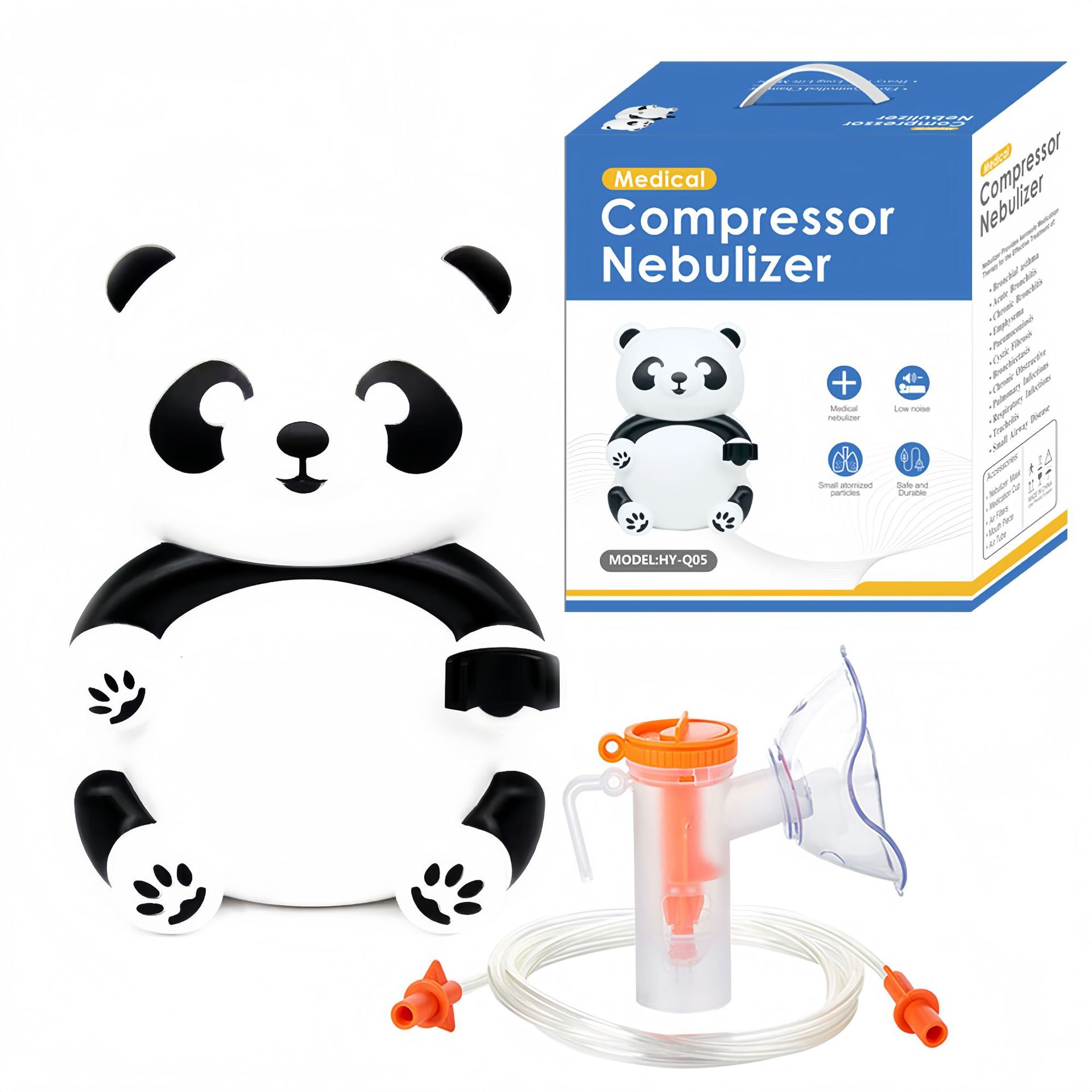cartoon nebulizer for children and adults compression nebulizer Panda full figure