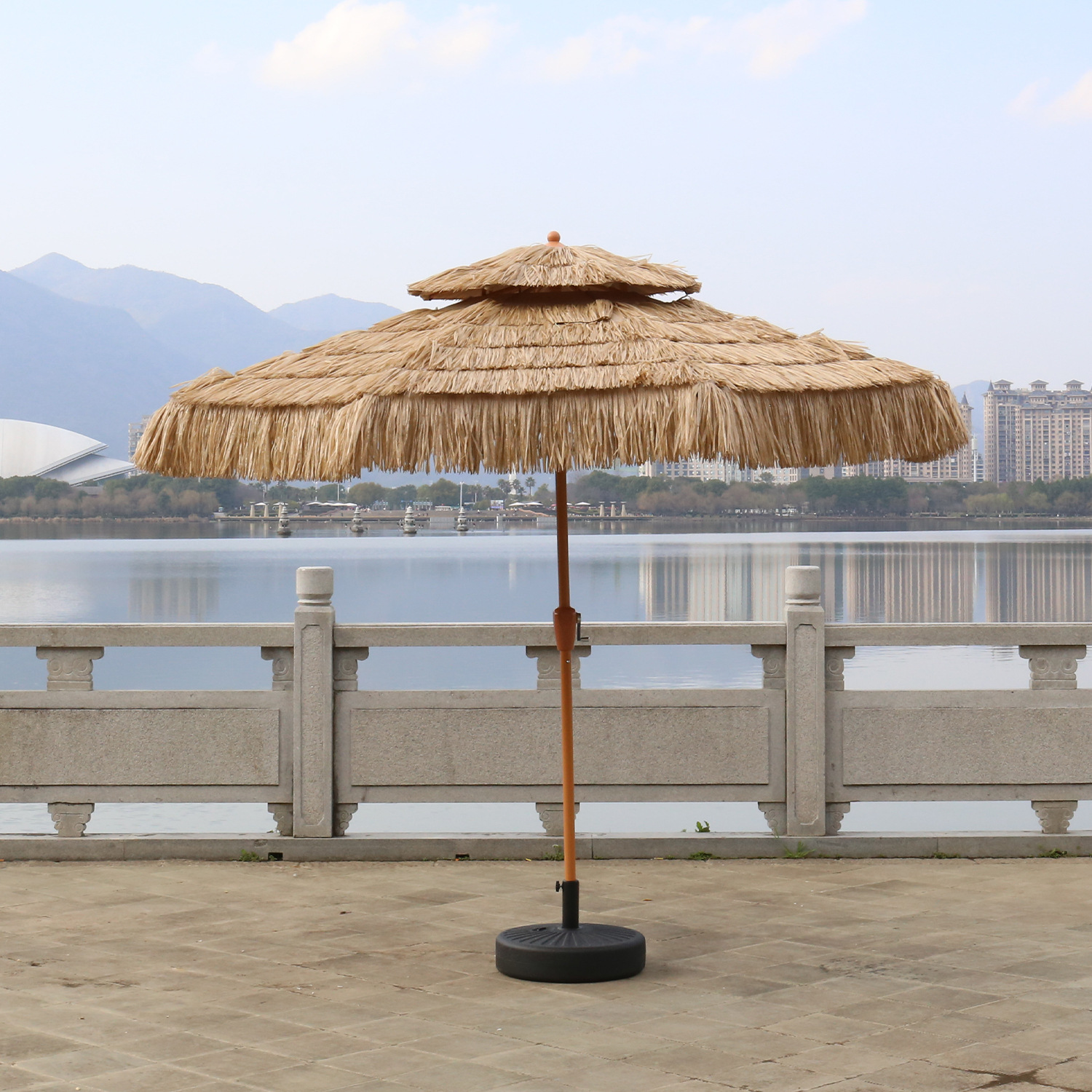 户外伞实物图