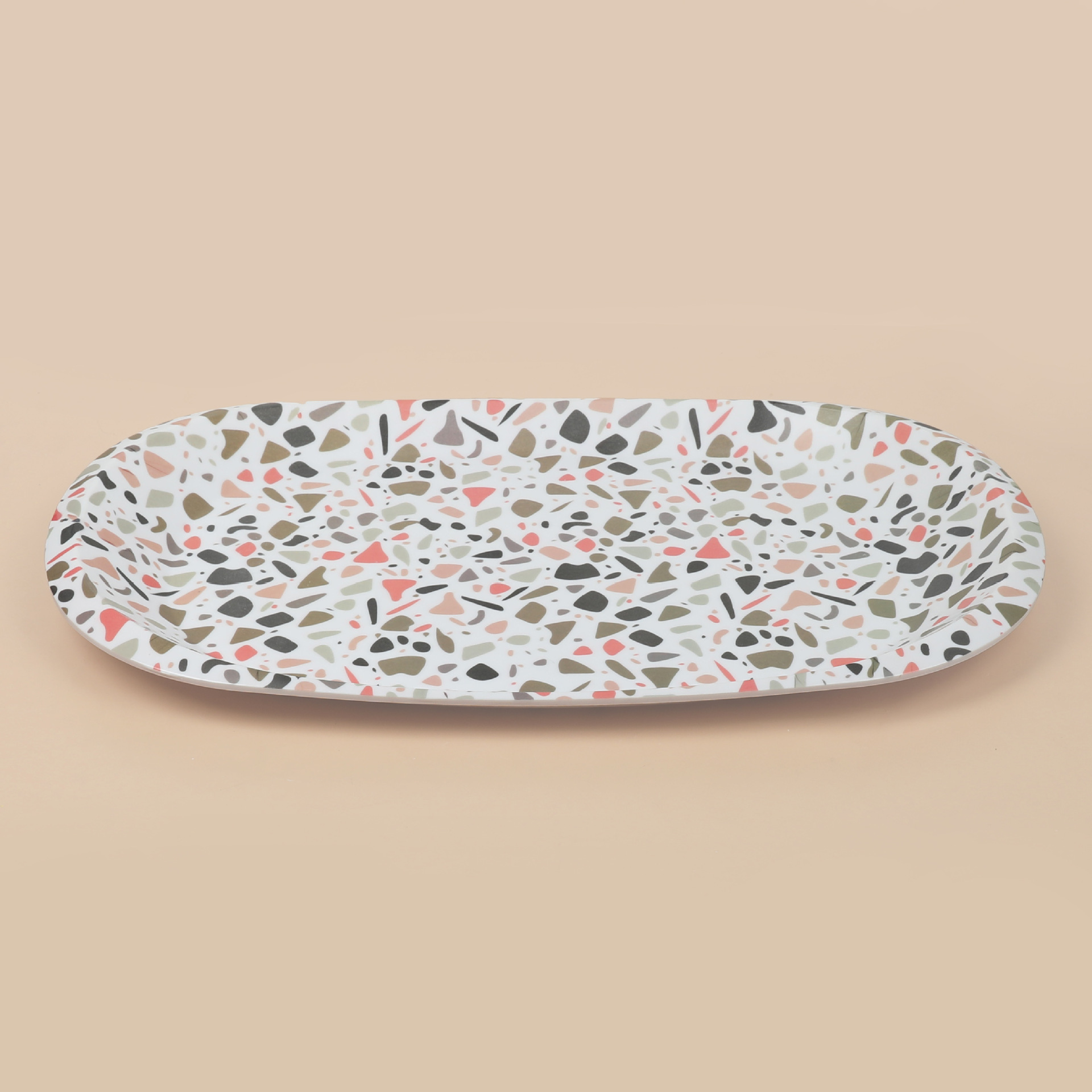 Melamine tableware trays, commercial hotel hot pot restaurant special plates, imitation porcelain plastic dinner plates, bread plates factory wholesale details Picture