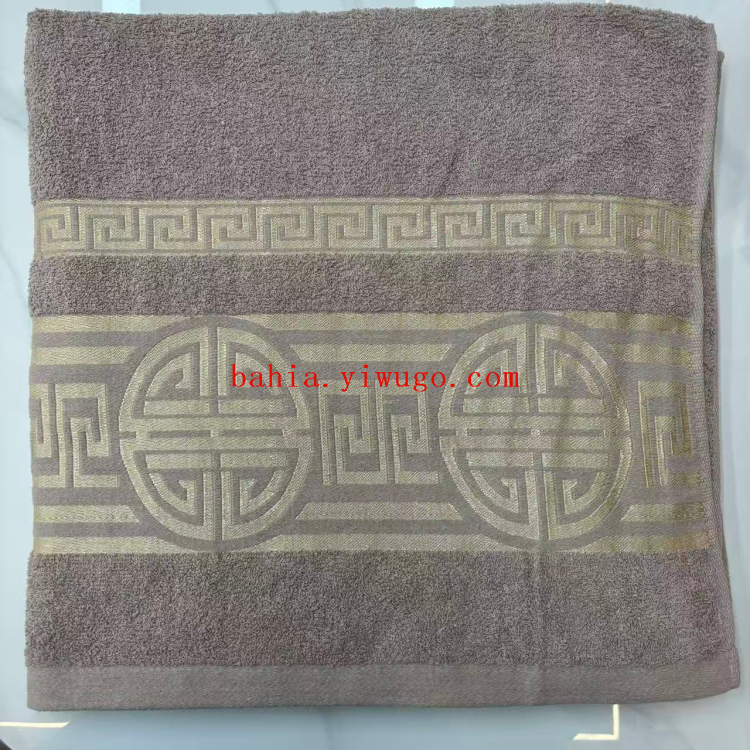 bahia Large-sized embroidered cotton bath towel, hotel bath towel, bath towel 90*170cm, household absorbent wrap towel Application Scenario