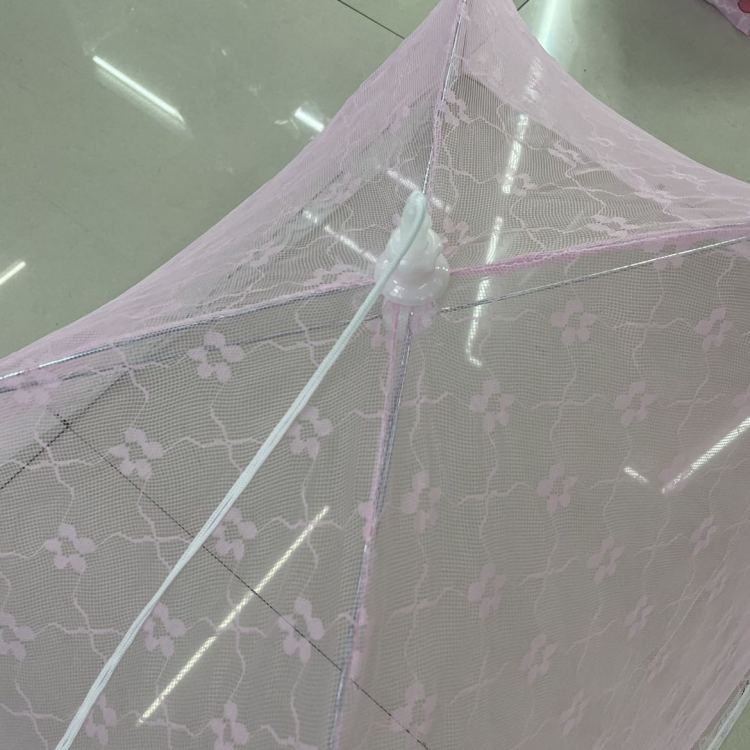 The baby mosquito net cover is foldable and can be used on the baby's bed. It has lace edges for newborns and does not require the installation of mosquito repellent covers. It is suitable for children Application Scenario