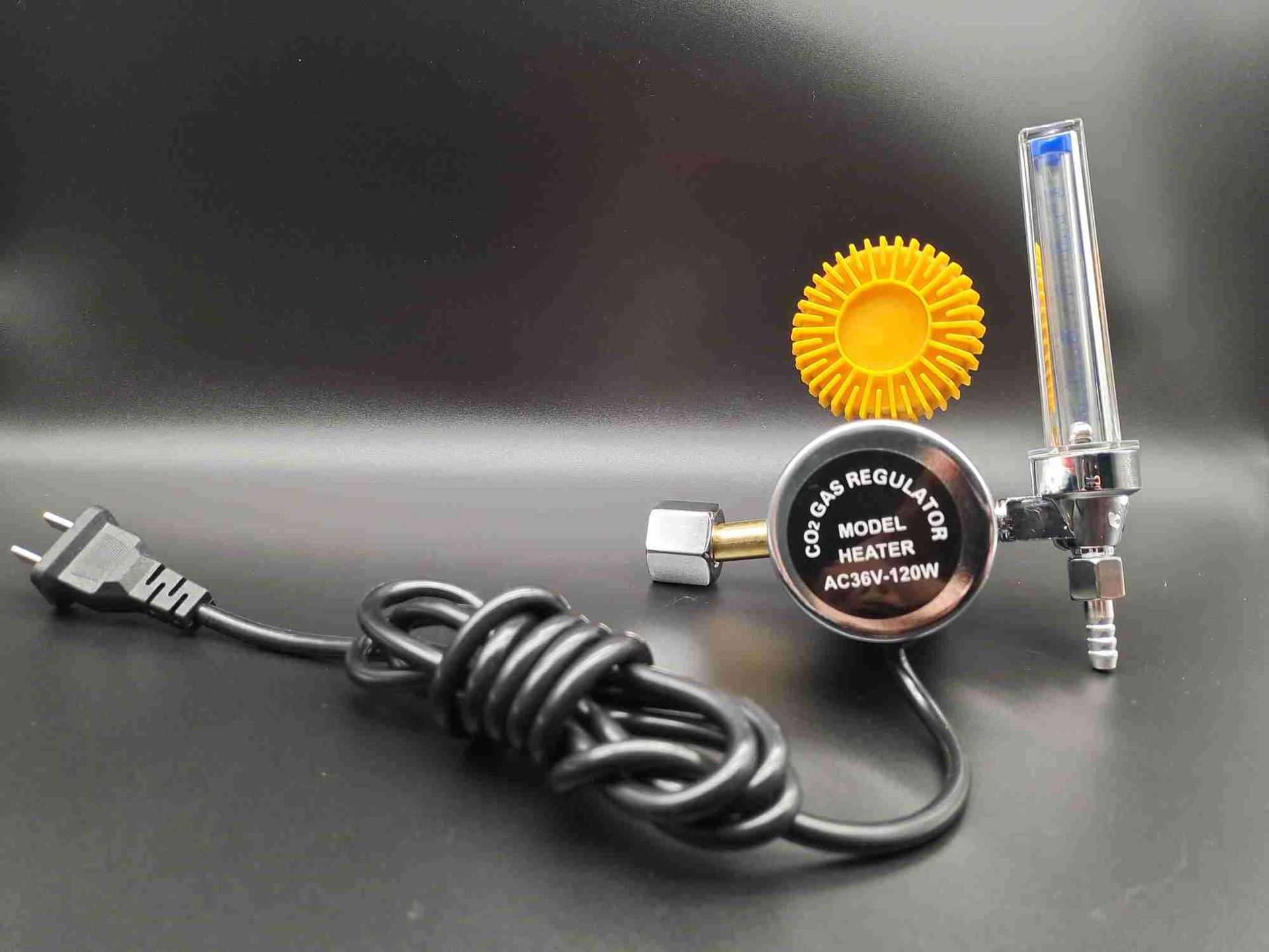 Export neutral carbon dioxide electric heating gas meter for Africa and Southeast Asia, 36v, 110v, 220v pressure reducer Specification image