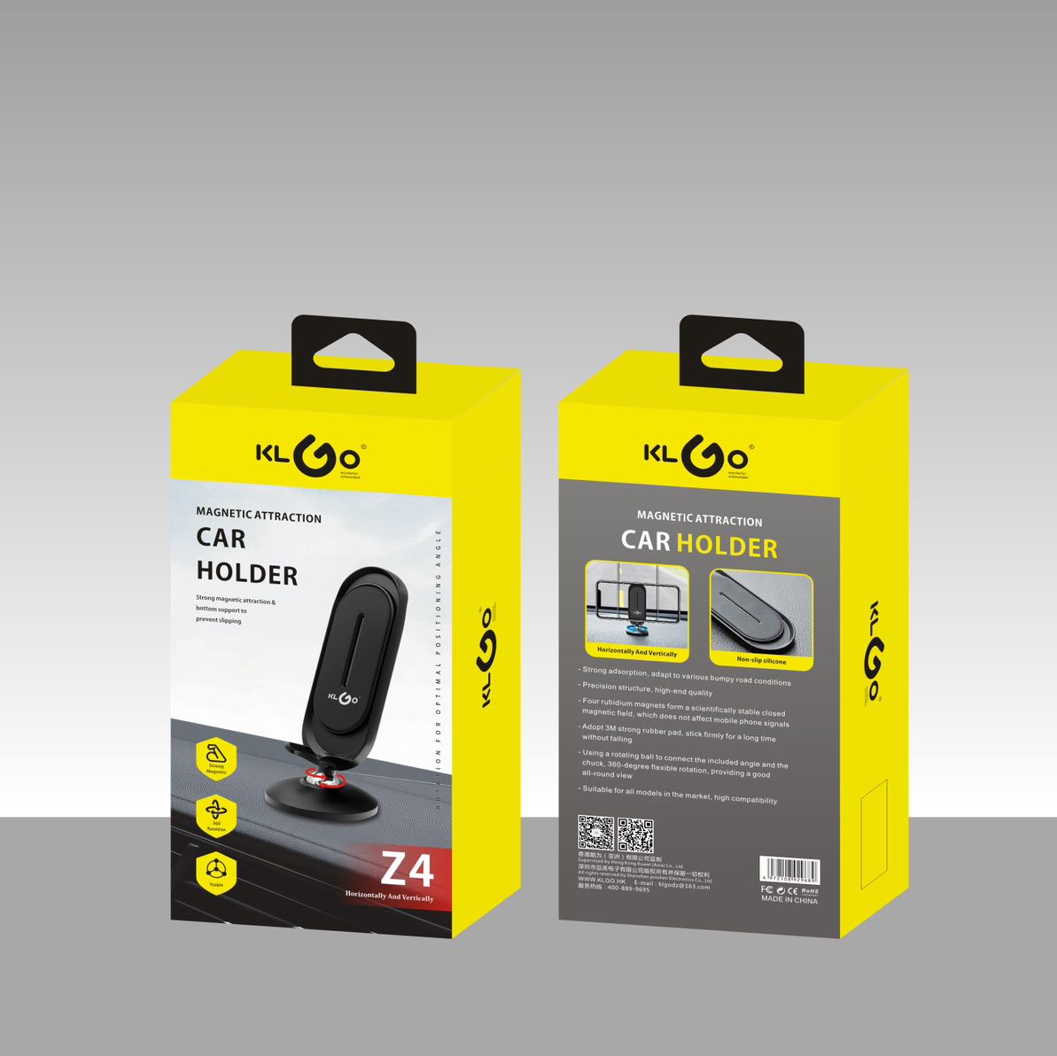 酷为 KLGO Z4 手机支架 车载磁吸支架 车载吸盘支架