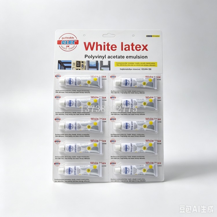 GLBL White latex 10-piece card-attached White latex hose adhesive for manual bonding GLBL White latex 10-piece card-attached White latex hose adhesive for manual bonding