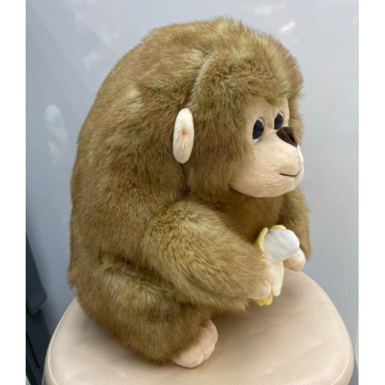 Cute golden monkey plush toys, real orangutans, banana monkey dolls, claw machine dolls, zodiac monkey gifts Specification image