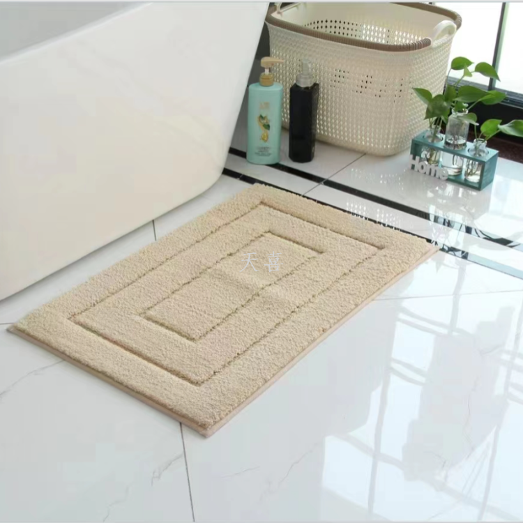 Super soft bathroom anti-slip absorbent door mat, bedroom foyer entrance mat Application Scenario