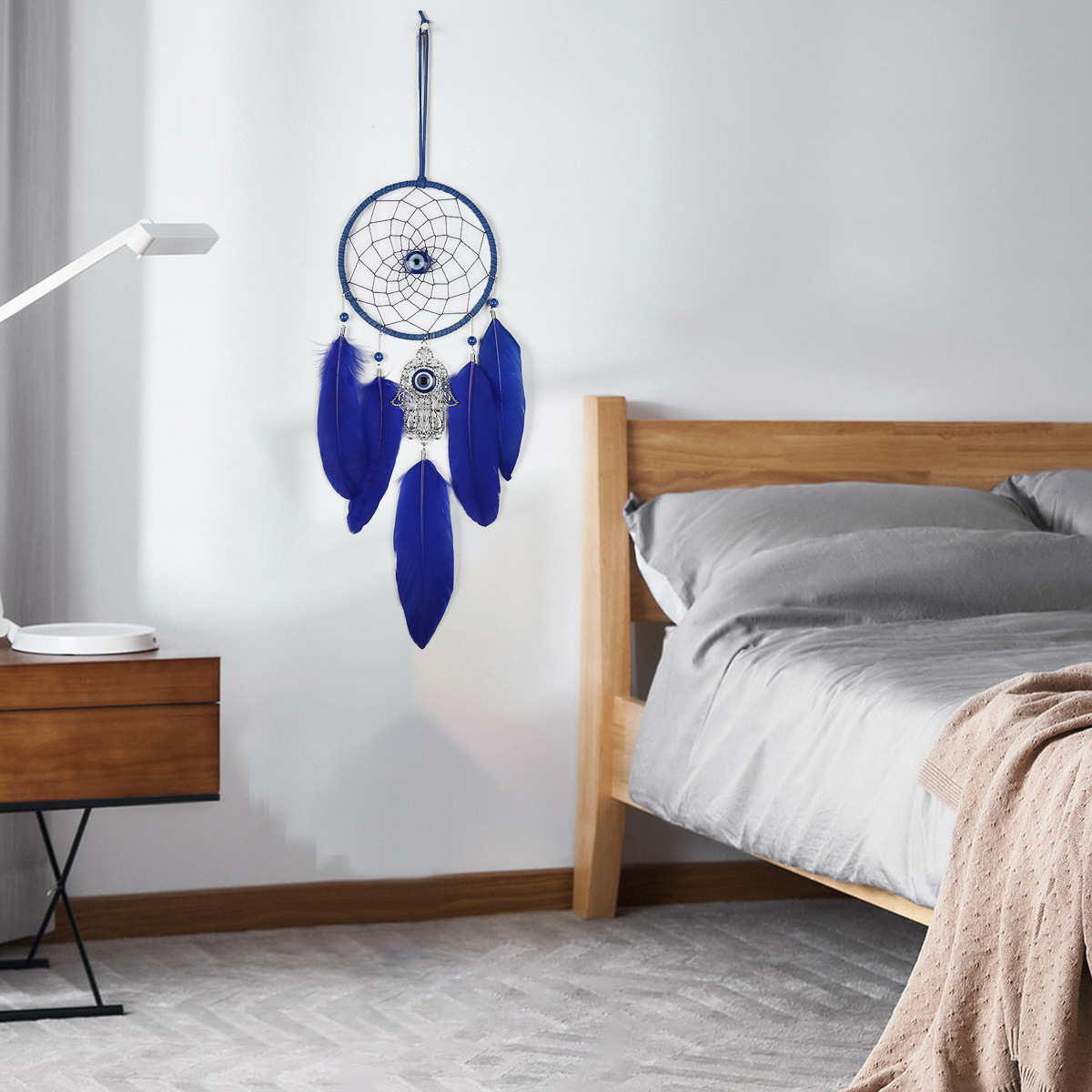 Devil's Eye Palm Pendant, Dreamcatcher, room decoration, hand-woven creative birthday gift