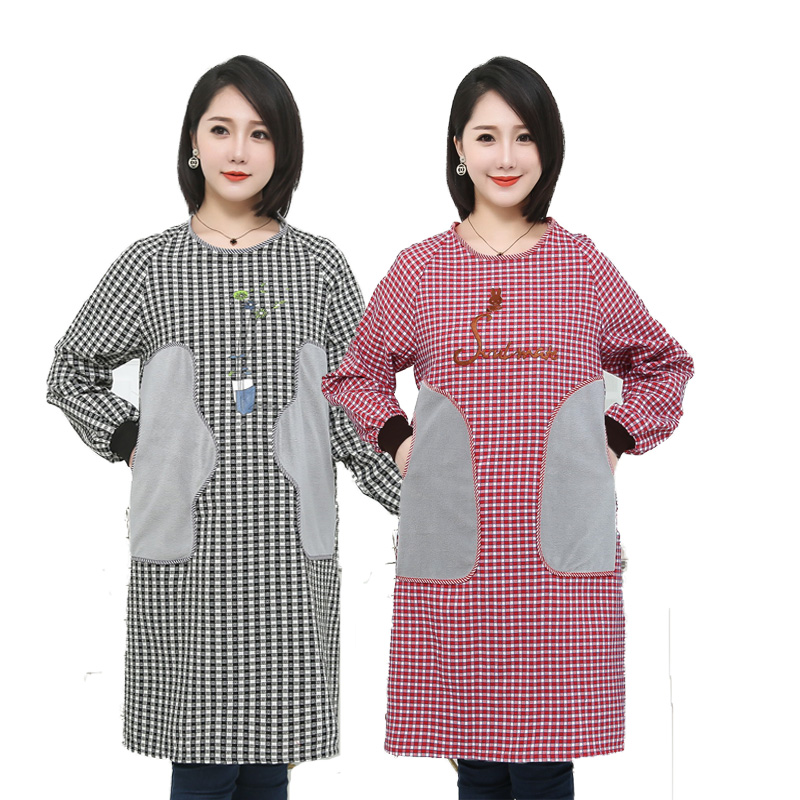 家务围裙、袖套实物图