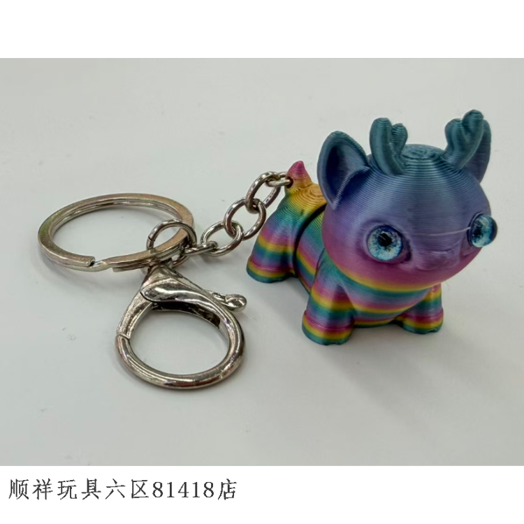 钥匙扣玻璃/钥匙扣/羊毛毡挂件/带灯章鱼钥匙扣/钥匙挂产品图