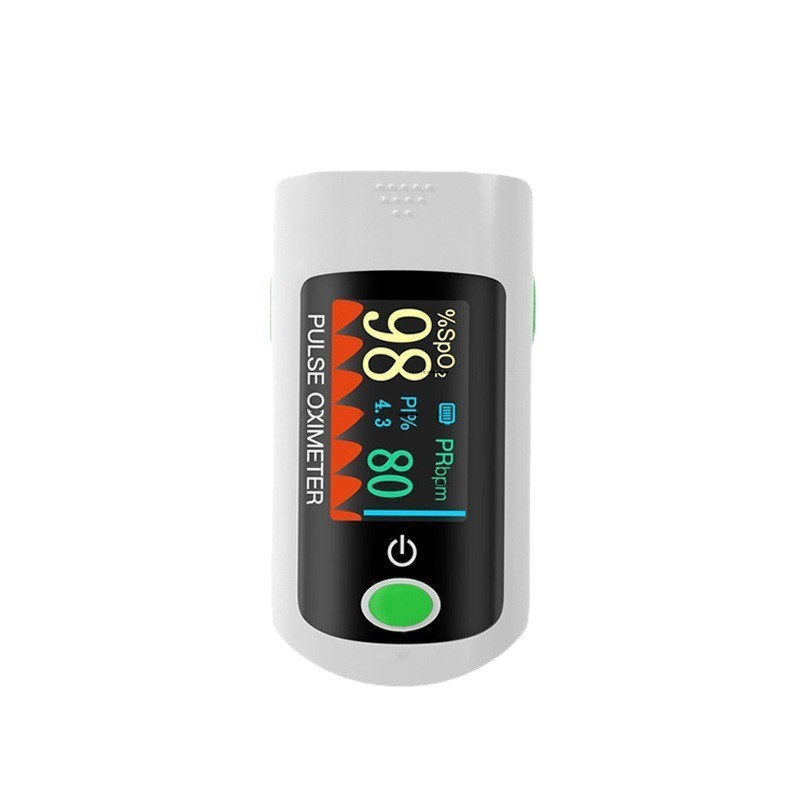 Portable household blood oxygen saturation detector with English packaging for foreign trade fingertip pulse oximeter Application Scenario