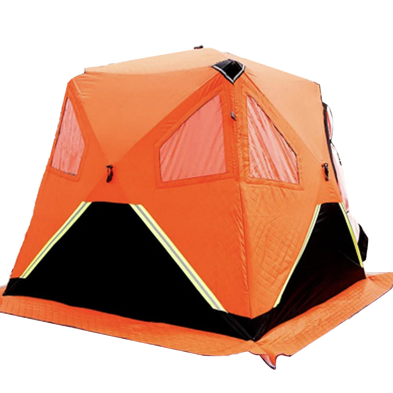 Casa de pesca en hielo al aire libre engrosada clip algodón tienda de camping frío extremo mantener caliente y frío pesca en hielo automático mantener caliente tienda de camping Application Scenario