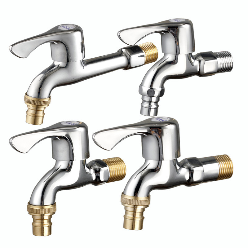 黄铜水龙头厨房水龙头锌合金水龙头三联水龙头户外水龙头