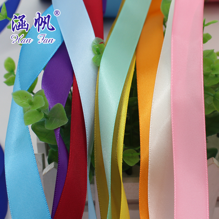 2cm polyester ribbon gift box packaging, festival wedding decorative ribbons, DIY ribbon weaving, printing details Picture