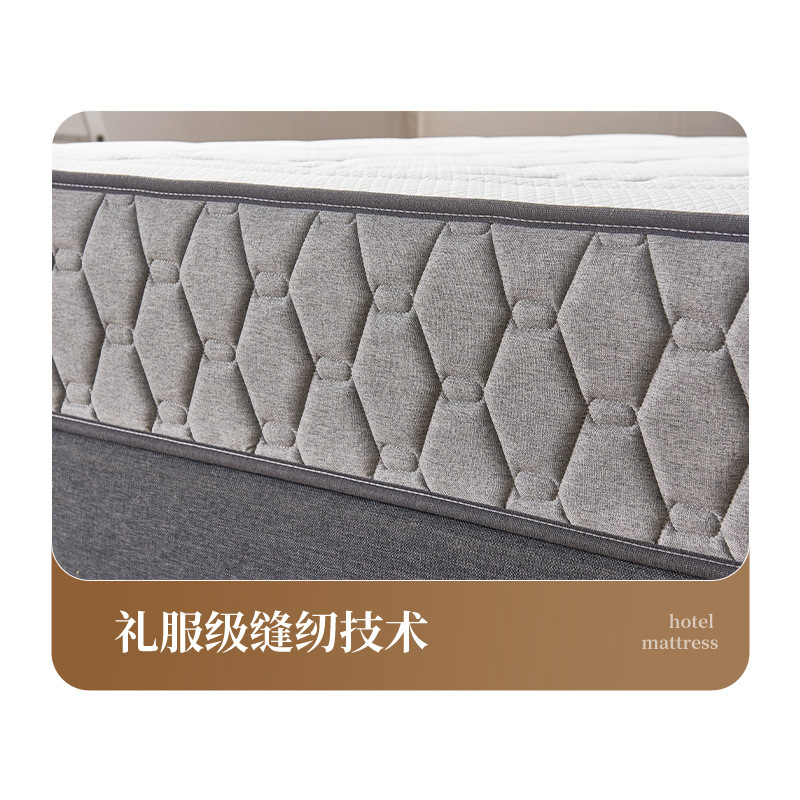 Yaatuo Mattress Hotel home same zero-pressure-sensing latex memory foam independent spring Simmons mattress roll Specification image