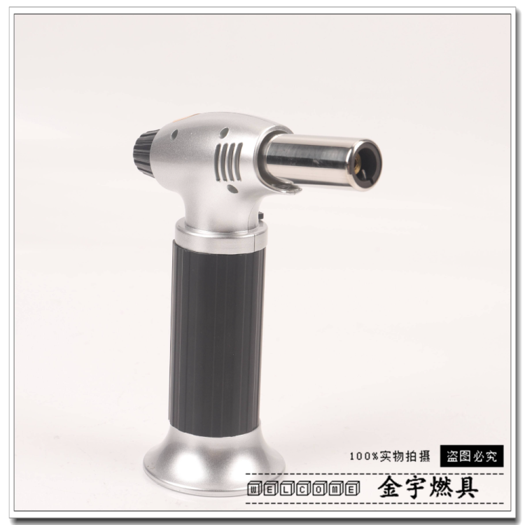艾灸点香烧烤冷风焊枪 防风直冲打火机充气点火器雪茄喷枪