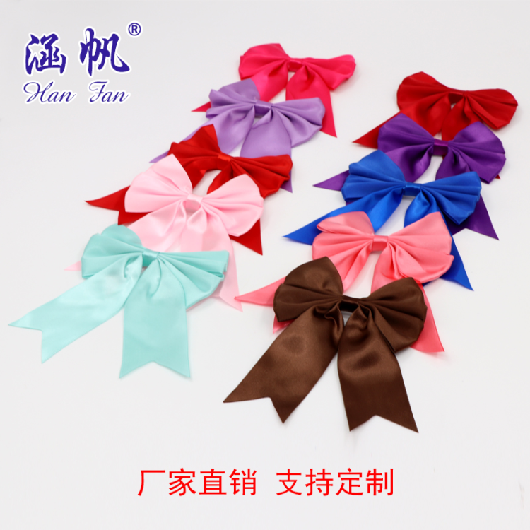 Factory wholesale handmade diy polyester satin ribbon bow webbing decorative accessories materials support customization Application Scenario