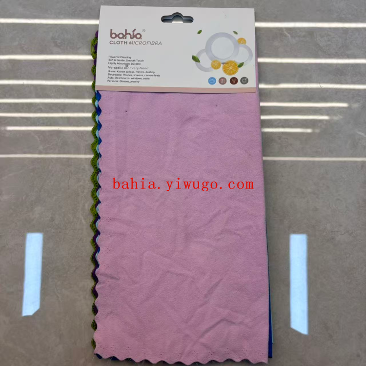 Plain lace glass cloth cleaning cloth, household dust-removing cleaning cloth, kitchen dishwashing cloth, wiping cloth Application Scenario