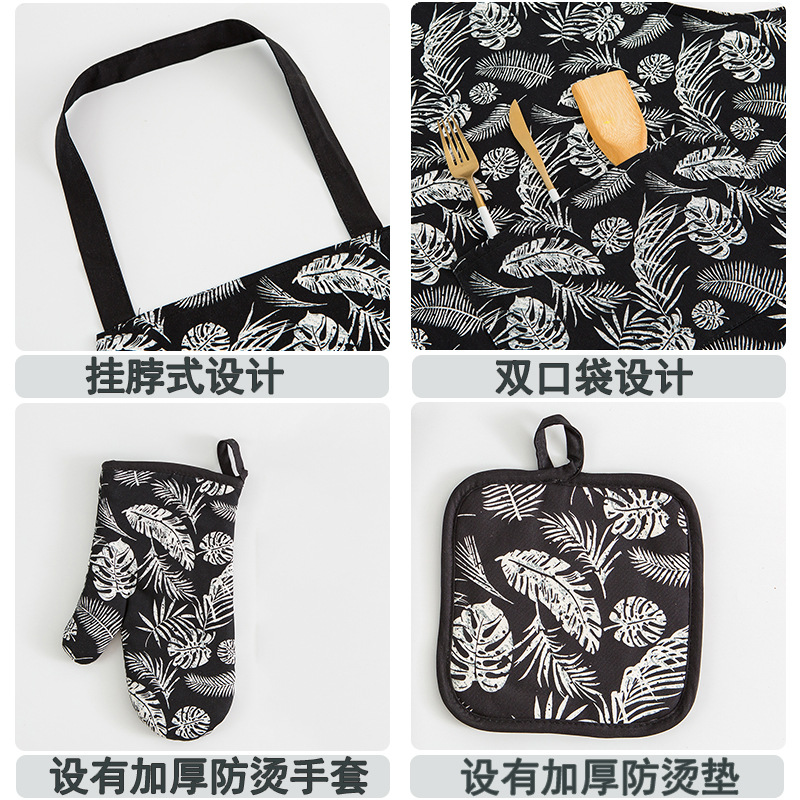 围裙/防晒冰丝/咖啡围裙/围裙牛仔/跨境细节图