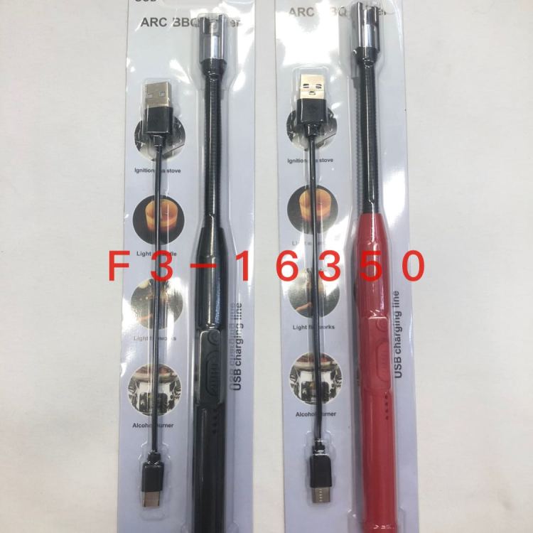 911 USB充电式塑料外壳点火 枪 electric Arc BBQ lighter细节图