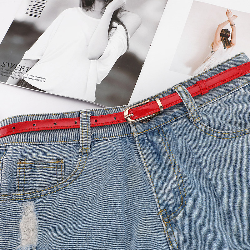 New pin buckle small belt women's fine, simple, fashionable and versatile sweater belt women's decoration with dress wholesale