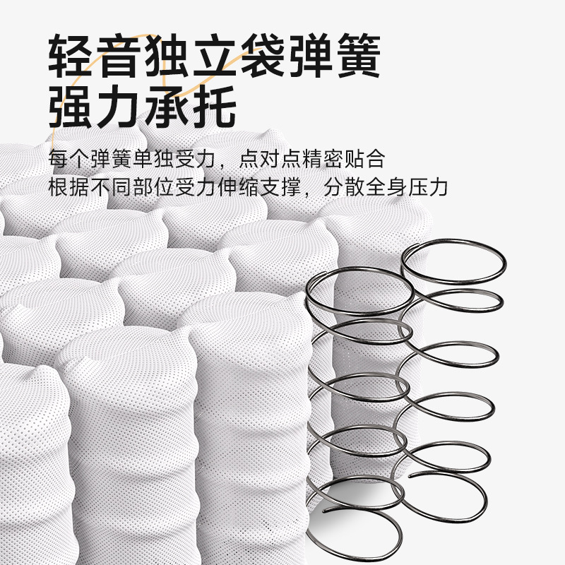 Factory wholesale of star hotel mattresses, Simmons home memory foam independent spring thickened soft pads for hotels and homestays