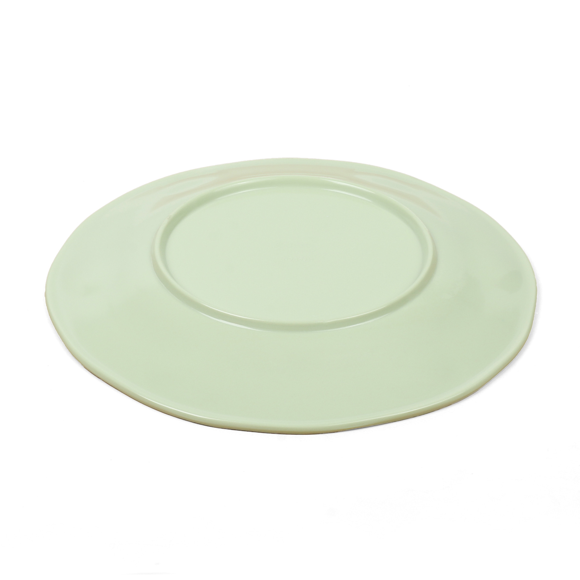 Melamine shallow plates, deep plates, Western plates, tableware, round inventory, heart plates, Western plates, wholesale plates, imitation porcelain plates, bottom plates details Picture