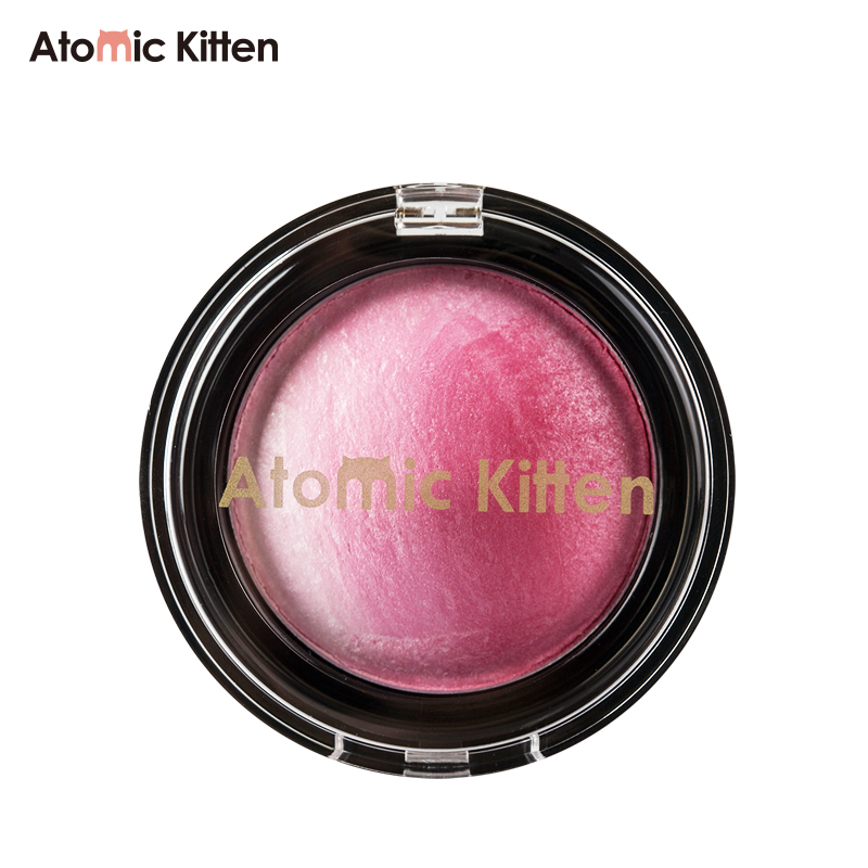 OEM wholesale blush single makeup glitter blush packaging, with blush vegetarian cosmetic custom logo