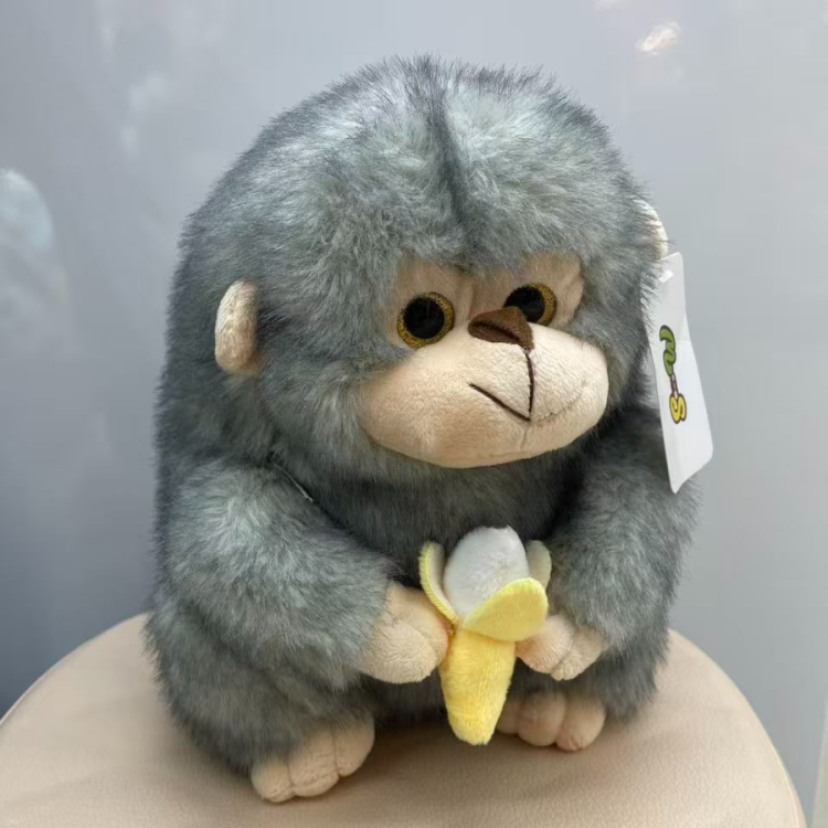 Cute golden monkey plush toys, real orangutans, banana monkey dolls, claw machine dolls, zodiac monkey gifts