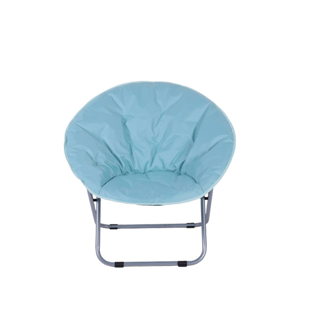 Cross-border simple and casual indoor moon chair, foldable balcony lunch break adult sofa chair, dormitory single small sofa Application Scenario