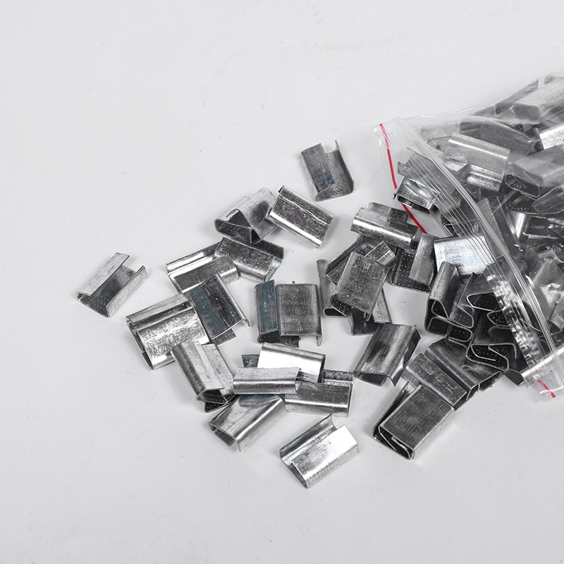Customized plastic steel strapping buckles 19 buckles, 1608 plastic steel buckles, galvanized strapping buckles, pet plastic steel buckles, plastic steel straps thumbnail