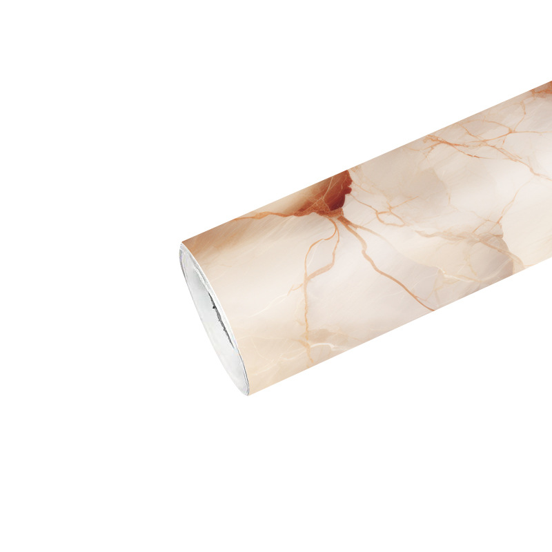 Wholesale self-adhesive marble-patterned roll stickers, waterproof, oil-proof, high-temperature resistant kitchen furniture renovation wallpaper from the manufacturer Application Scenario