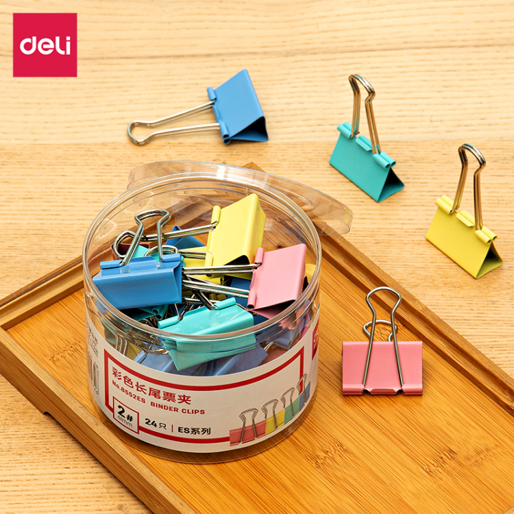 Deli Office and Study Stationery 41MM Color #2 Long Tail Ticket holder details Picture
