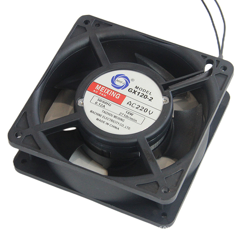 GX120-2 plastic shell ball bearing 220VAC small axial flow fan 12038 square cooling fan Application Scenario