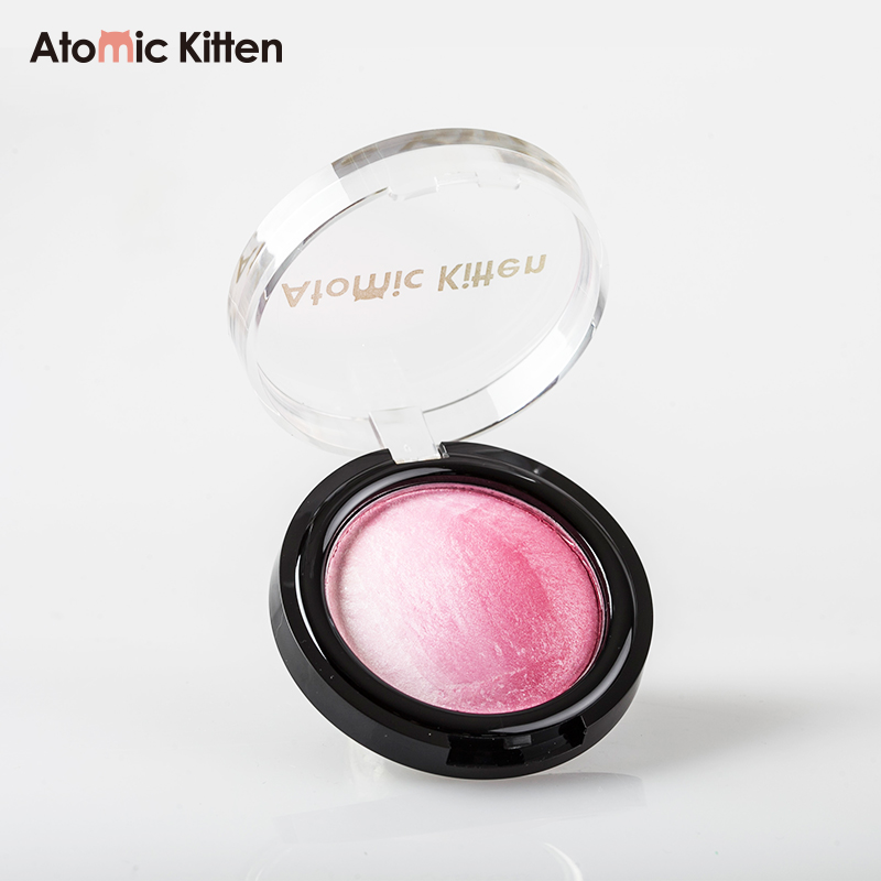 OEM wholesale blush single makeup glitter blush packaging, with blush vegetarian cosmetic custom logo details Picture