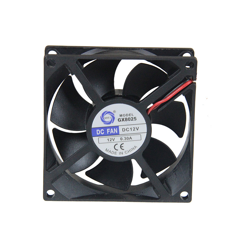 GX8025 DC fan, DC12/24V heat dissipation and cooling high-volume axial flow fan, industrial small fan Item Picture
