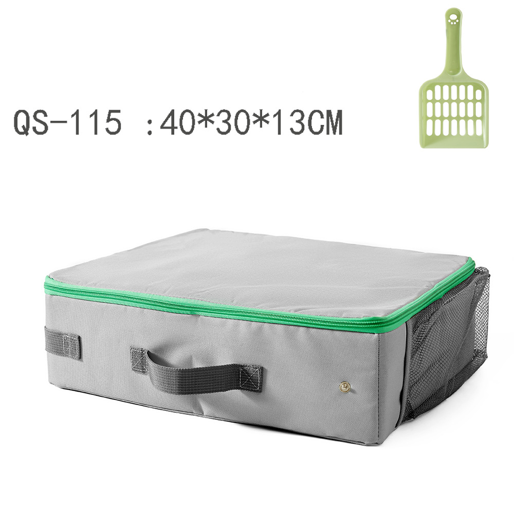 PETISFAM smart cat litter box with bag folding, large capacity deodorizing cat litter box, cat products Item Picture