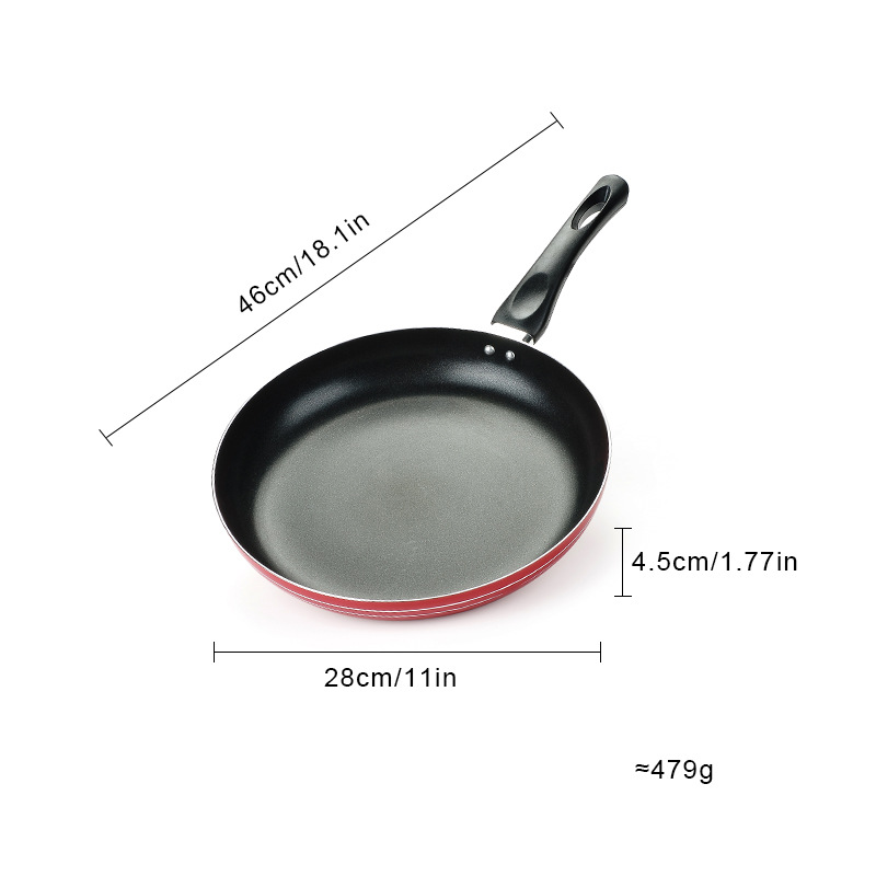 XJ10 household cooking pan, non-stick pan, flat egg frying pan, kitchen hot oil pan, breakfast pancake, small frying pan Application Scenario