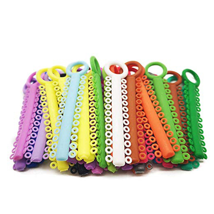 Disposable dental orthodontic consumables, oral ligation rings, colored ligation rings, orthodontic materials for the oral department Application Scenario
