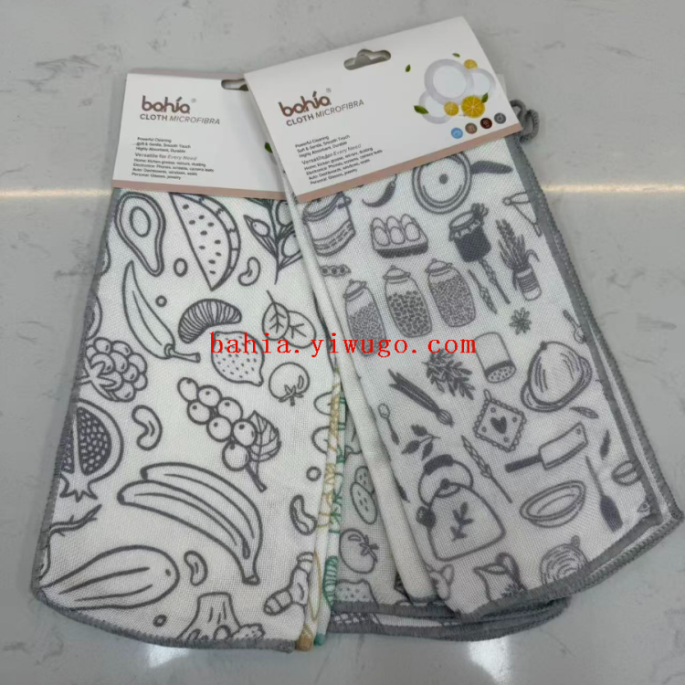 Striped pattern scouring pad, cleaning cloth, dishwashing cloth, lazy person's dishwashing cloth, absorbent and stain-removing scouring pad, cleaning cloth, dishwashing cloth, cleaning cloth, scouring pad Item Picture