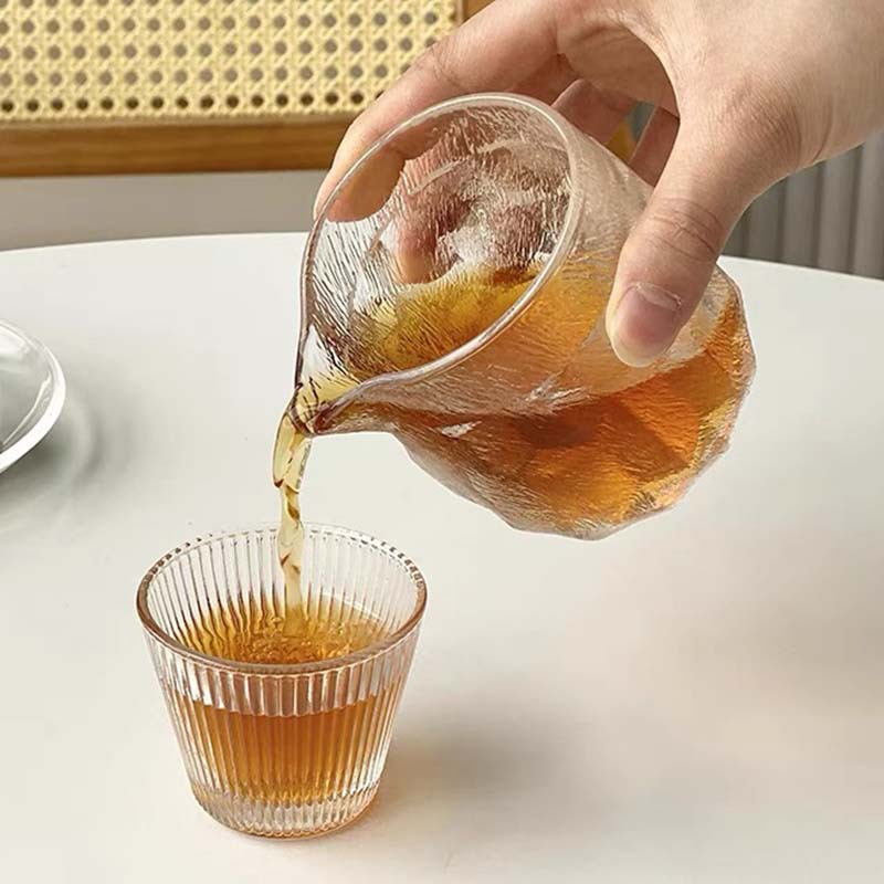 杯子/玻璃杯/带把玻璃水杯/太阳浮雕杯子/玻璃保温瓶产品图