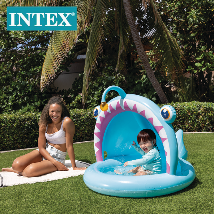 INTEX58419 Lanternfish baby pool, baby inflatable pool, sunshade bath tub, Ocean ball pool wholesale Application Scenario