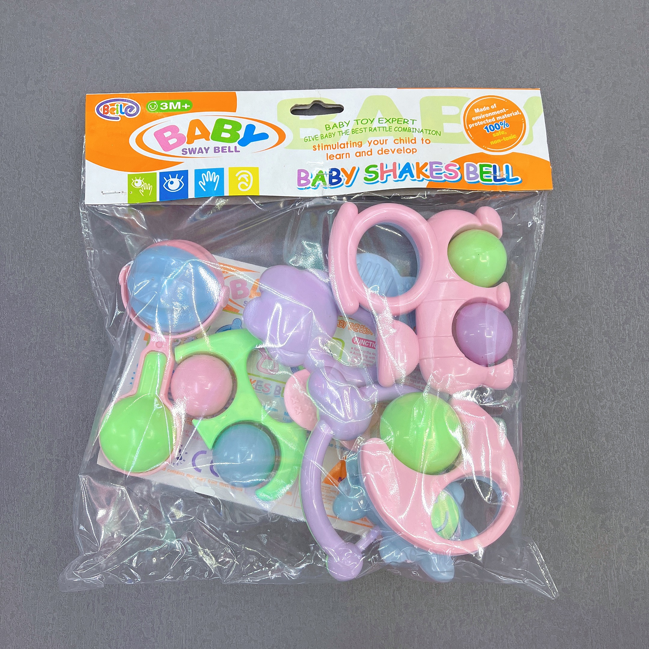 Plastic hand rattle bags for infants and toddlers Application Scenario