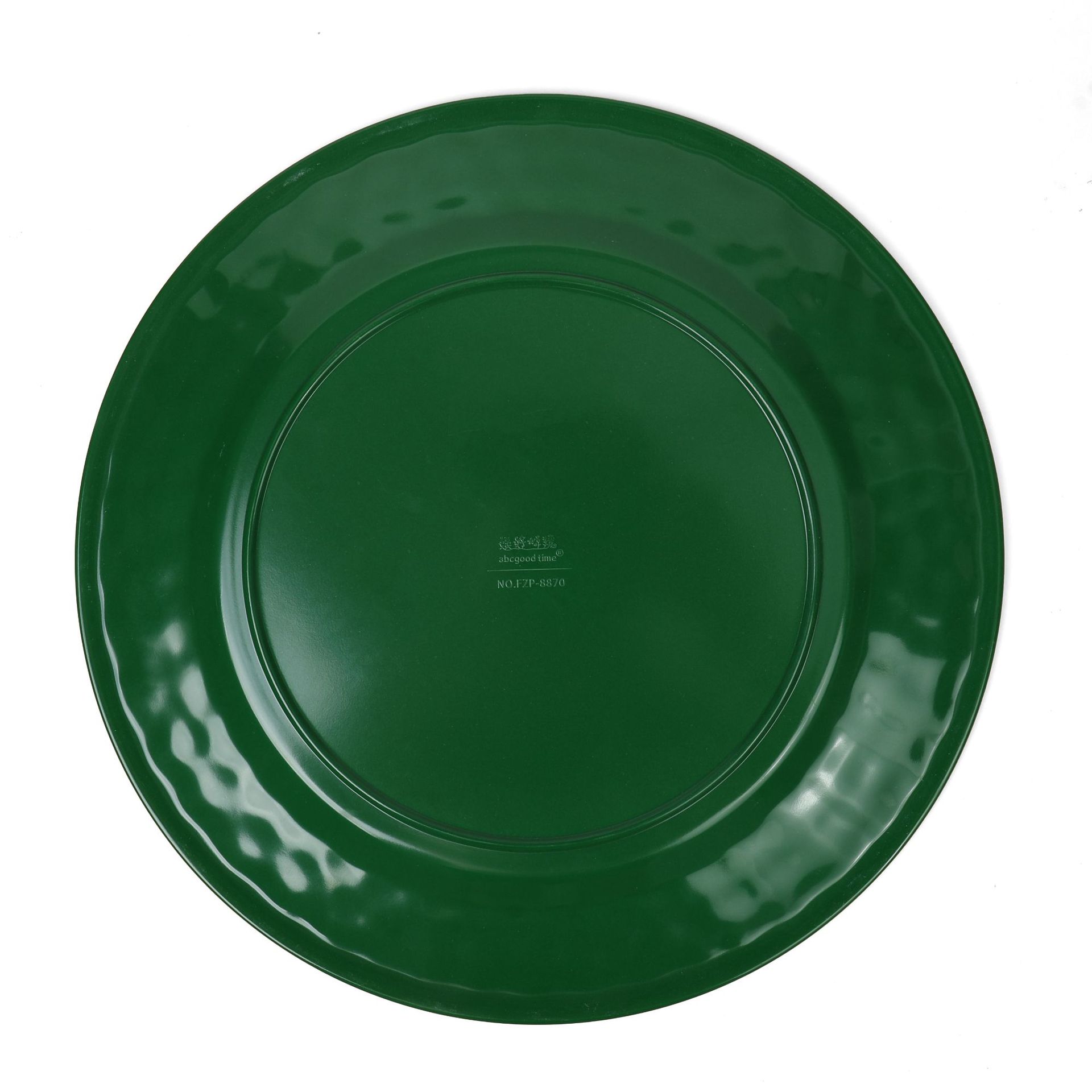 Export melamine tableware, melamine plates, round corrugated plates, white printed plates, imitation porcelain plates, 5 inches, 6 inches Application Scenario