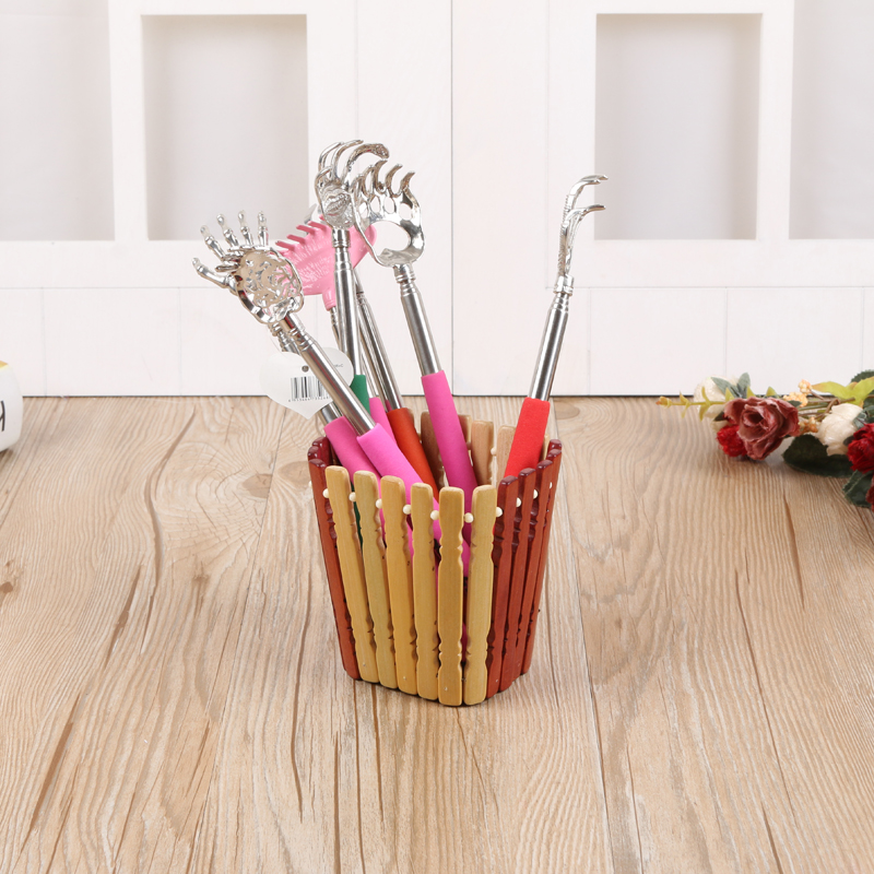 不锈钢痒痒挠便携抓背器伸缩手柄设计，快速止痒