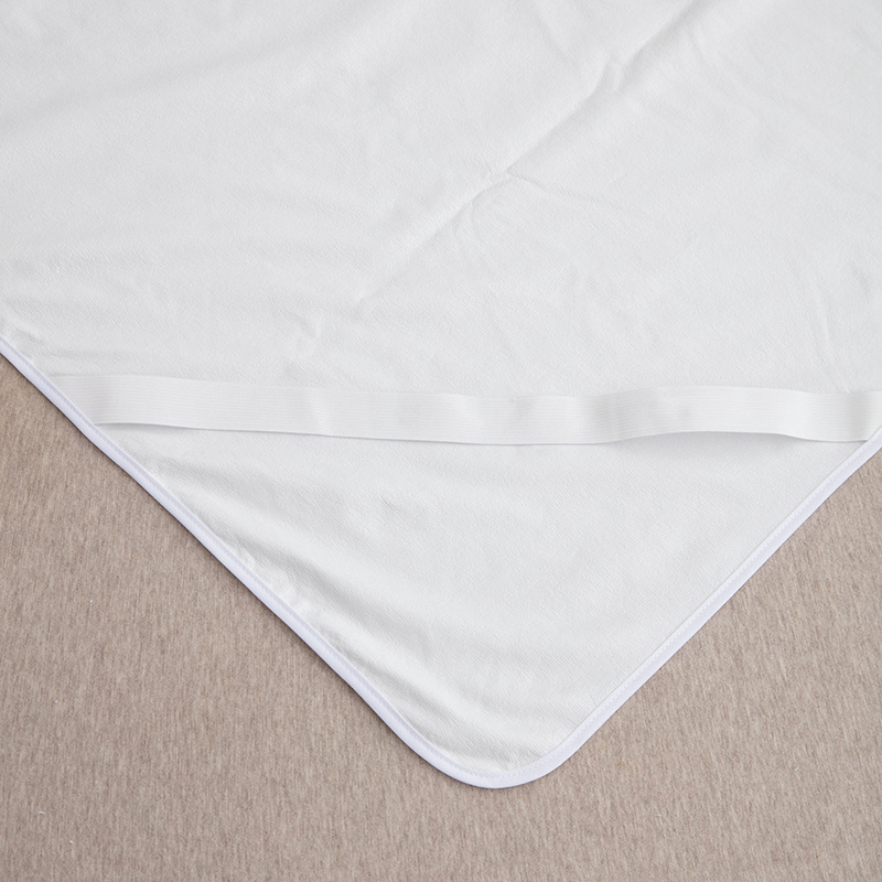 Cross-border Amazon bamboo fiber towel fabric waterproof bed, thin Simmons urine-proof anti-slip four-corner rubber band mattress