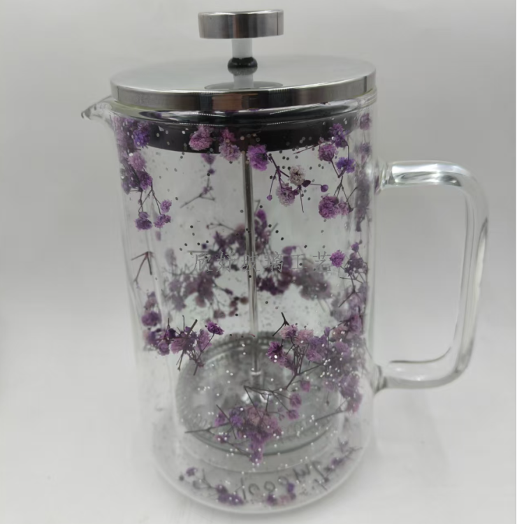 干花双层法压壶