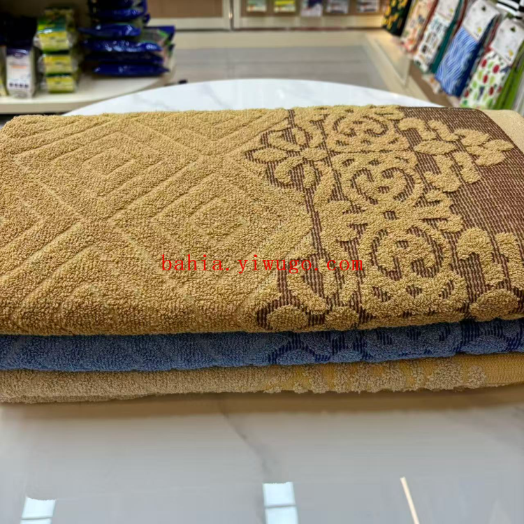 Bahia 9*170CM مناشف القطن وطرية كبيرة الحجم details Picture