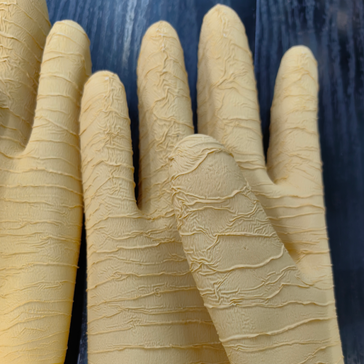 Fish-killing latex gloves, suitable for kitchen chores, dishwashing, female work, rubber labor protection, wear-resistant, waterproof, anti-slip and durable Item Picture