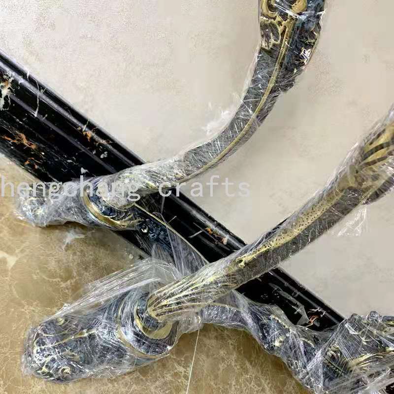 欧洲西班牙原创铜玄关表蓝色老奢华经典艺术玄关表产品图