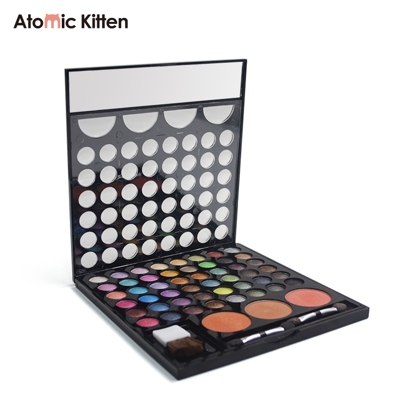 51-color fashionable women's makeup box, full professional makeup color palette products, makeup set, eraser making kit